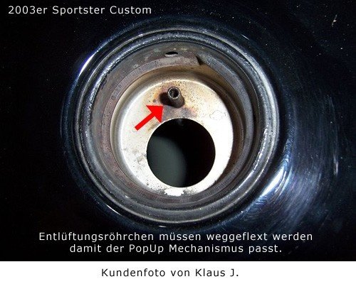 Harley-Davidson Tankdeckel-Set, Bündig Mit Popup-E Produktbild-Vorschau 3