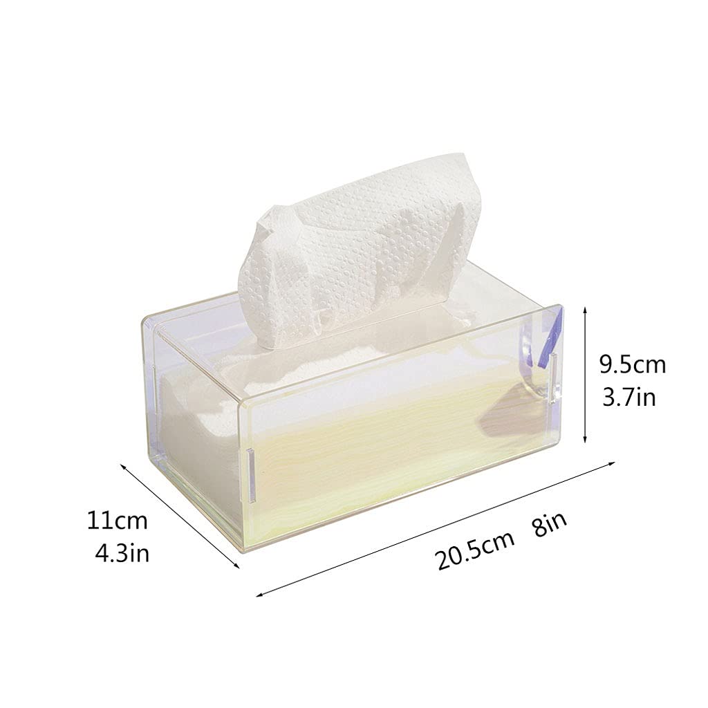 Portafazzoletti Multifunzionale BOX TESSUA TRASPARENTE Design creativo scatola di tessuto domestica soggiorno camera da letto decorazione desktop decorazioni decorazioni tessuti semplici deposito di t