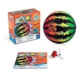 Watermelon Ball JR Underwater Pool Toy | Pool Ball for Under Water Passing, Dribbling, Diving and Pool Games for Teens, Kids, or Adults | 6.5in. Ball Fills with Water