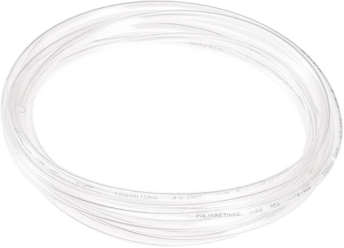 uxcell Tubo de aire neumático, 0.236 in de diámetro exterior x 0.157 in de diámetro interior de 9.8 ft (118 pulgadas) de poliuretano PU compresor de