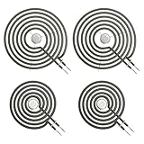 WB30M1 WB30M2 Electric Stove Burners Replacement, Perfectly Compatible with GE, Hotpoint, Kenmore, Includes 2 WB30M1 (6”) ＆ 2 WB30M2 (8”) Stove Burner Kit, UL Certification