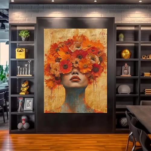 Peinture sur toile décoration murale moderne pour salon et chambre adulte 60x80