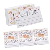 Toyvian 200pièces Tickets De Tombola Vierges pour Collectes De Fonds Et Événements Cartes De Participation Tickets Urne