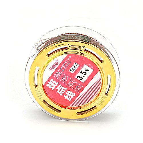 DECDEAL 50 M Linha De Pesca De Nylon Linha De Pesca Monofilamento Ocultação Linha De Pesca Manchado