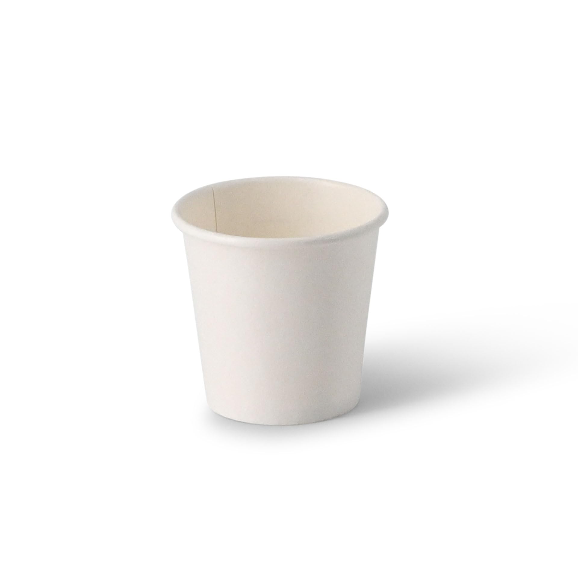 BIOZOYG Borrelbekers van papier, 6480 stuks, 20 ml, wit, papieren bekers, gecoat, feestaccessoires, wegwerpbekers, beurzen, evenementen, proeverij, alternatief voor plastic bekers, borrelglazen, 2 cl