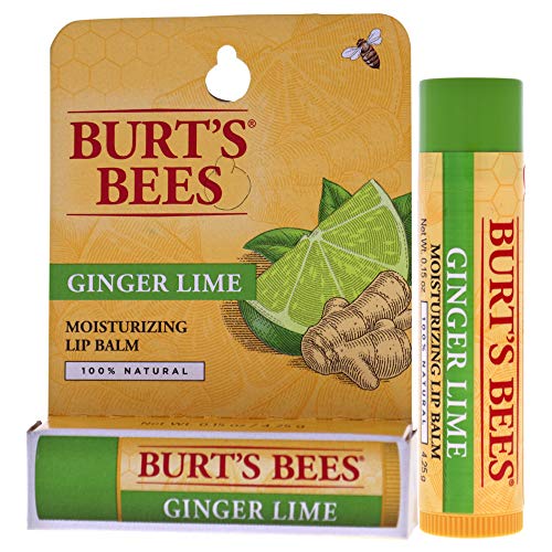 Burt's Bees Ginger Lime Moisturizing Lip Balm - Image 5