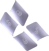 Vista 3 de jfqm - 8 piezas de calcomanías para bloqueo de puerta de asiento de memoria para Benz A B C E Class CLA GLA GLE GL GLS ML W204 W212 C117 X156 ABS