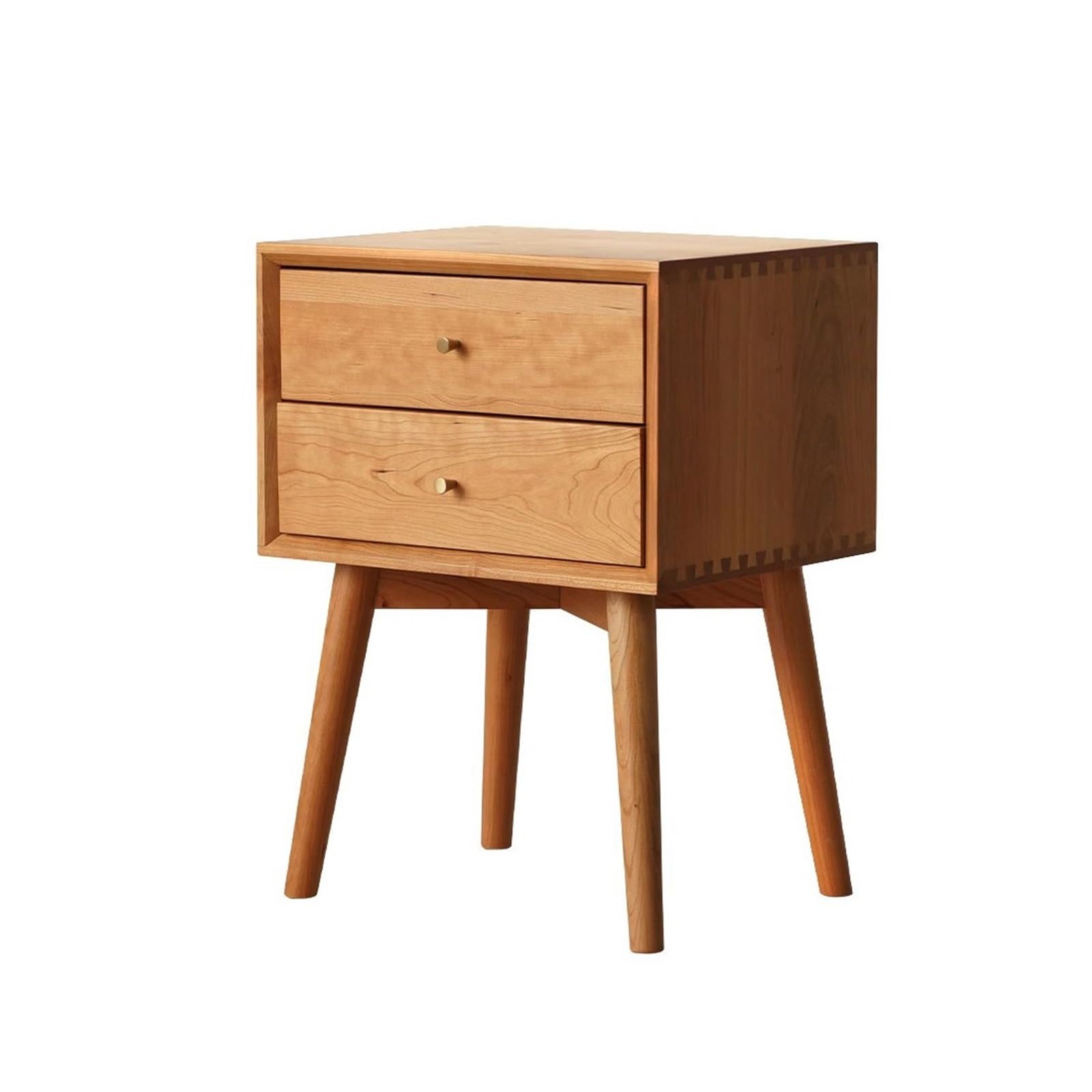 BHGFYXBS Side Tables Bedroom Simple Nordic Bedside Table Solid Wood Modern Small Apartment Bedroom Storage Bedside Storage Small Cabinet Bedside Tables