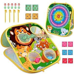 Animal Bean Bag Toss Game Toy Outdoor Toss Game, F...