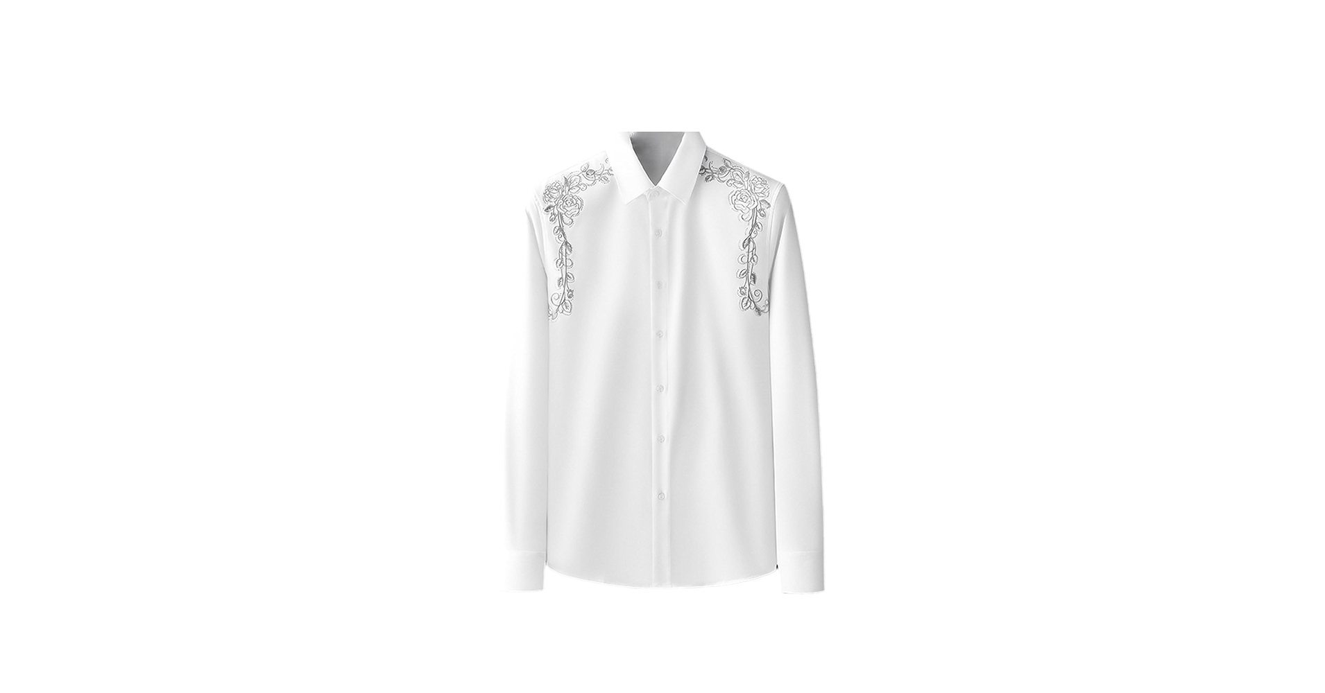 ◎Eaphi EMBROIDERY LONG SLEEVE SHIRTS EMBROIDERY LONG SLEEVE SHIRTS