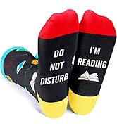 Zmart Funny Crazy Coffee Taco Reading Socks for Women Girls, Gifts for Teens, Bring Me Novelty Socks