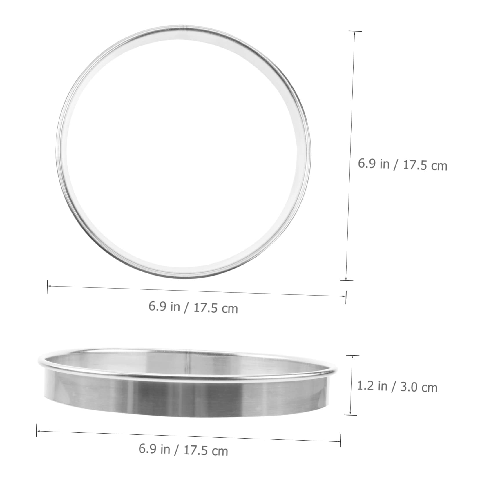 SEWACC 1Pc Pizza Saucing Ring Essential Kitchen Bakeware Tool for Topping Preparation for DIY Pizza Lovers and Home Baking