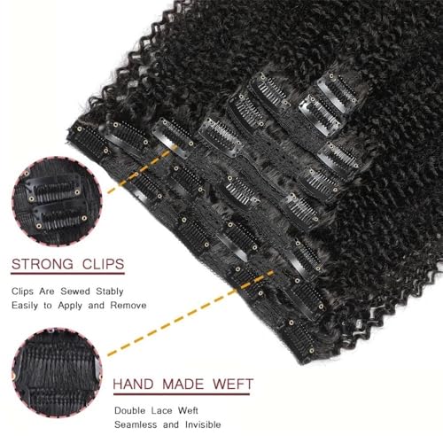 Extensions afro bouclées à clips pour un volume naturel rapide - 2
