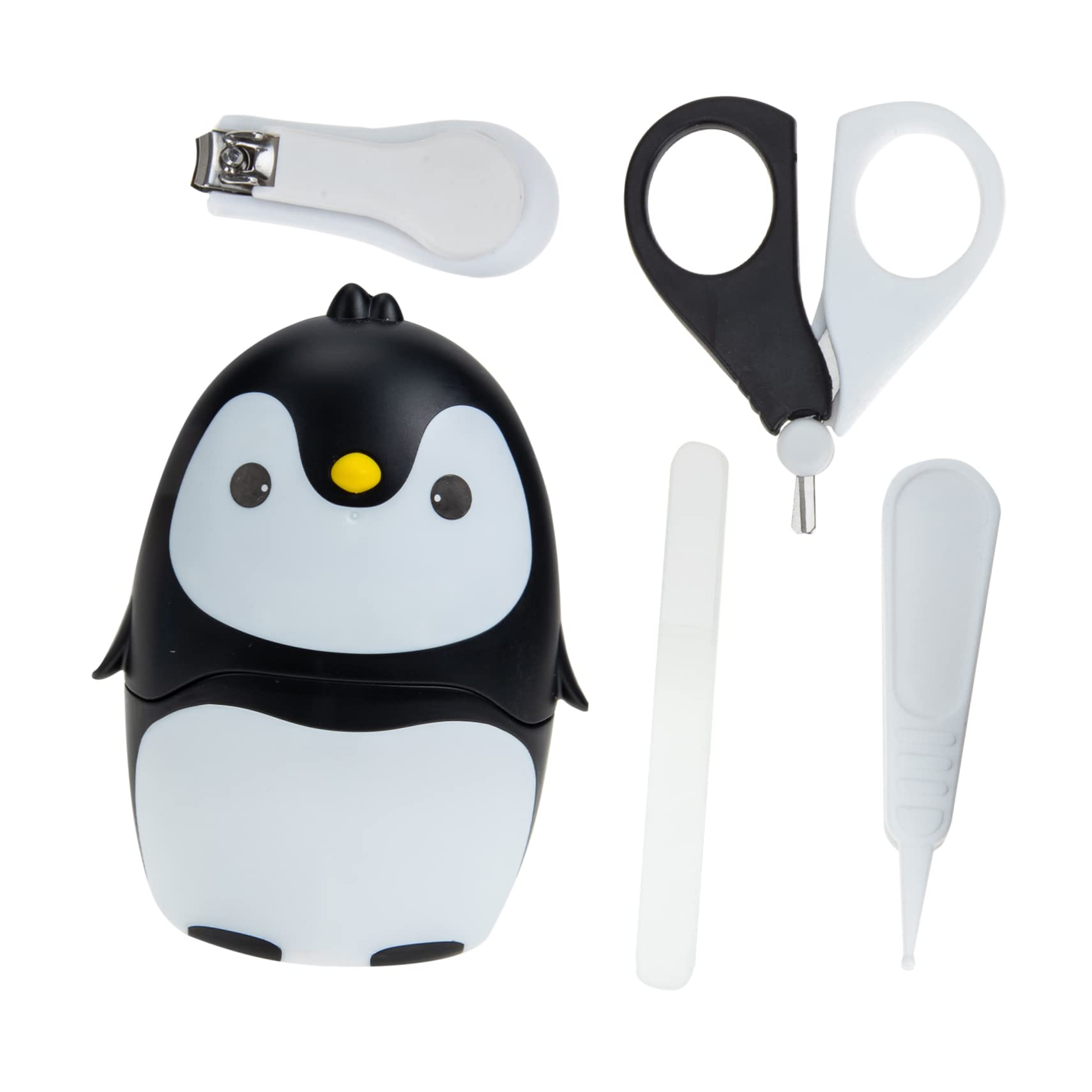 VANZACK Baby Nail Clippers Set 5pc Grooming Kit Scissors File Picker for Newborns Toddlers Size for Small Safe Gentle