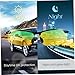 KESYOO Nighttime Driving Glasses Changing Lenses for Enhanced Visibility Lightweight Design for Comfort for Motorcycles and Cars