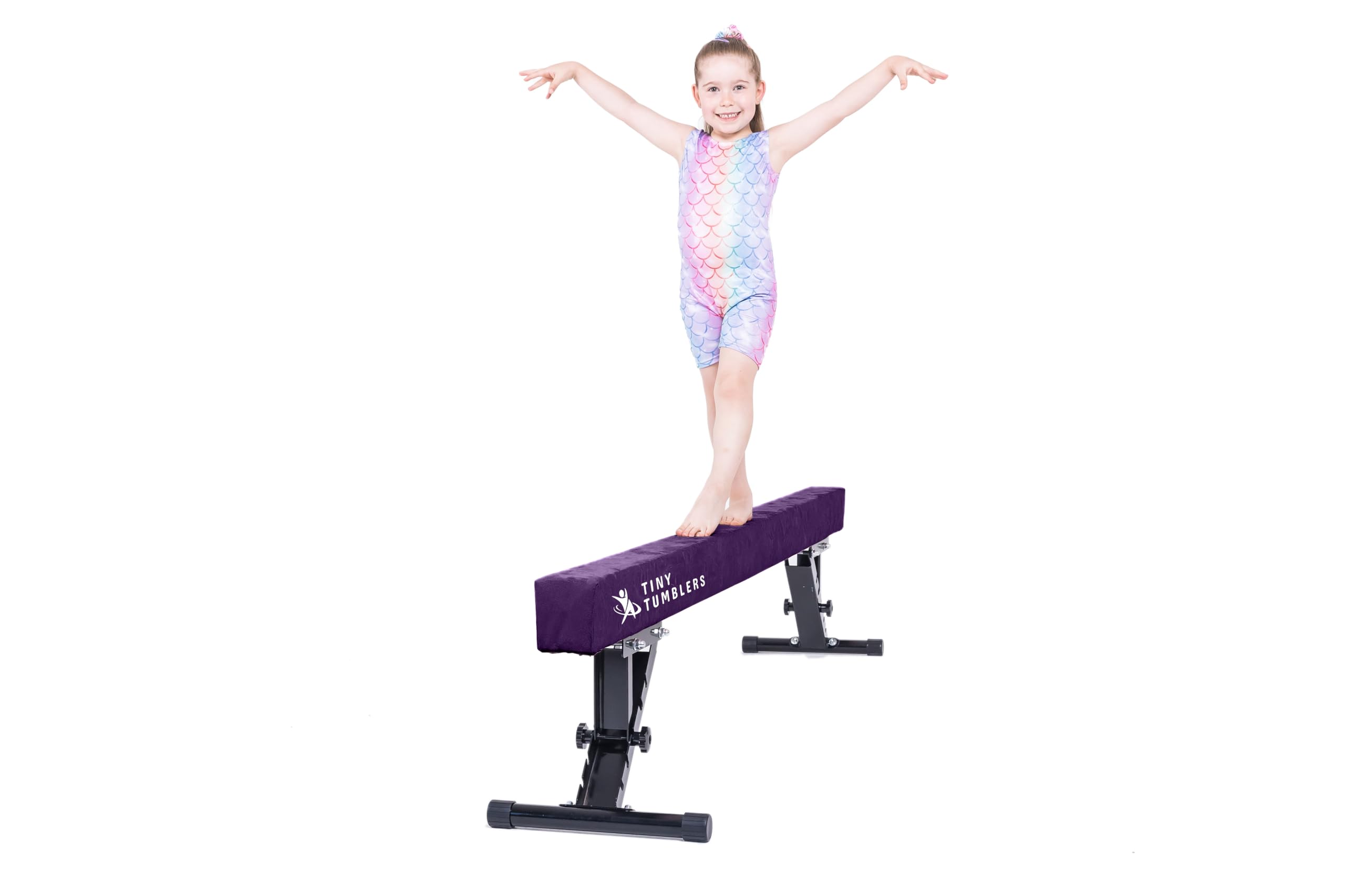 Barra de gimnasia para casa – Barra de gimnasia ajustable para niños – Equipo de gimnasia avanzado para entrenamiento infantil – Barra alta y baja – Recubrimiento de ante sintético, 5 niveles