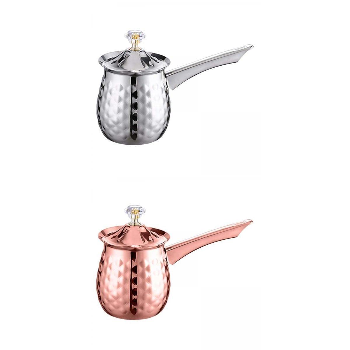 UJEAVETTE 2pcs Turkish Coffee Pot Greek Pot with Long Handle for Cafe Gifts-picture-45