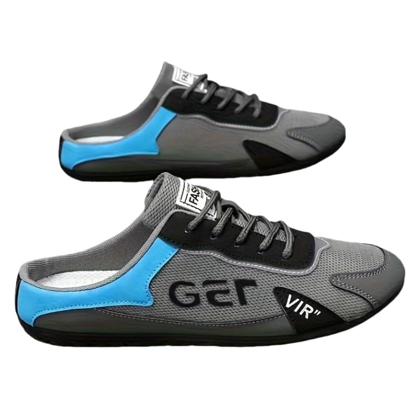 Fashionable Mens Slip On Shoes for Spring Summer, Casual Indoor & Outdoor Walking Mules Sneakers, Non-Slip Comfortable Loafers for Work/Hiker/Trekking