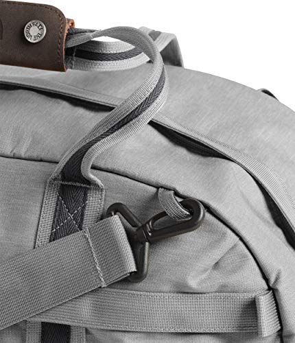The North Face Berkeley Duffel—S, Mid Grey Light Heather/TNF Black Heather, OS