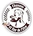 Sticker Chasse Chasseur Chasseur et Fier de l'être - Autocollant adhésif