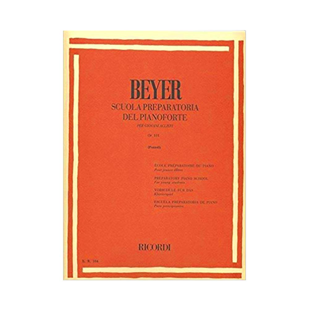 Beyer - Scuola Preparatoria del Pianoforte OP. 101, Pozzoli - Solfeggi parlati e cantati I° Corso con Portachiavi ffalstaff ® in Omaggio