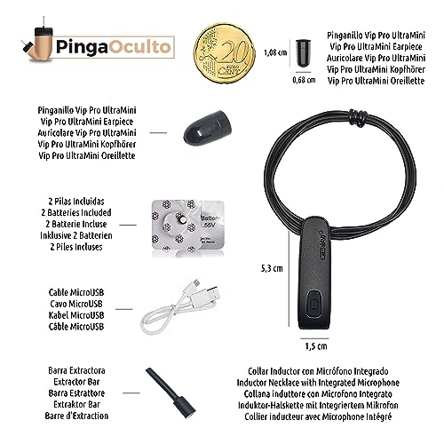 PingaOculto Auricolari Spia Bluetooth Esami Vip