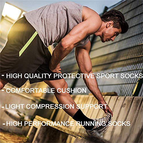 Image of Sooverki Copper Compression Socks Women and Men 6 Pairs - Circulation Arch Support Plantar Fasciitis Running Ankle Socks
