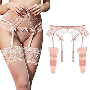 Ningsige kanten jarretellegordel met metalen clips Jarretellegordel en kousen voor dames