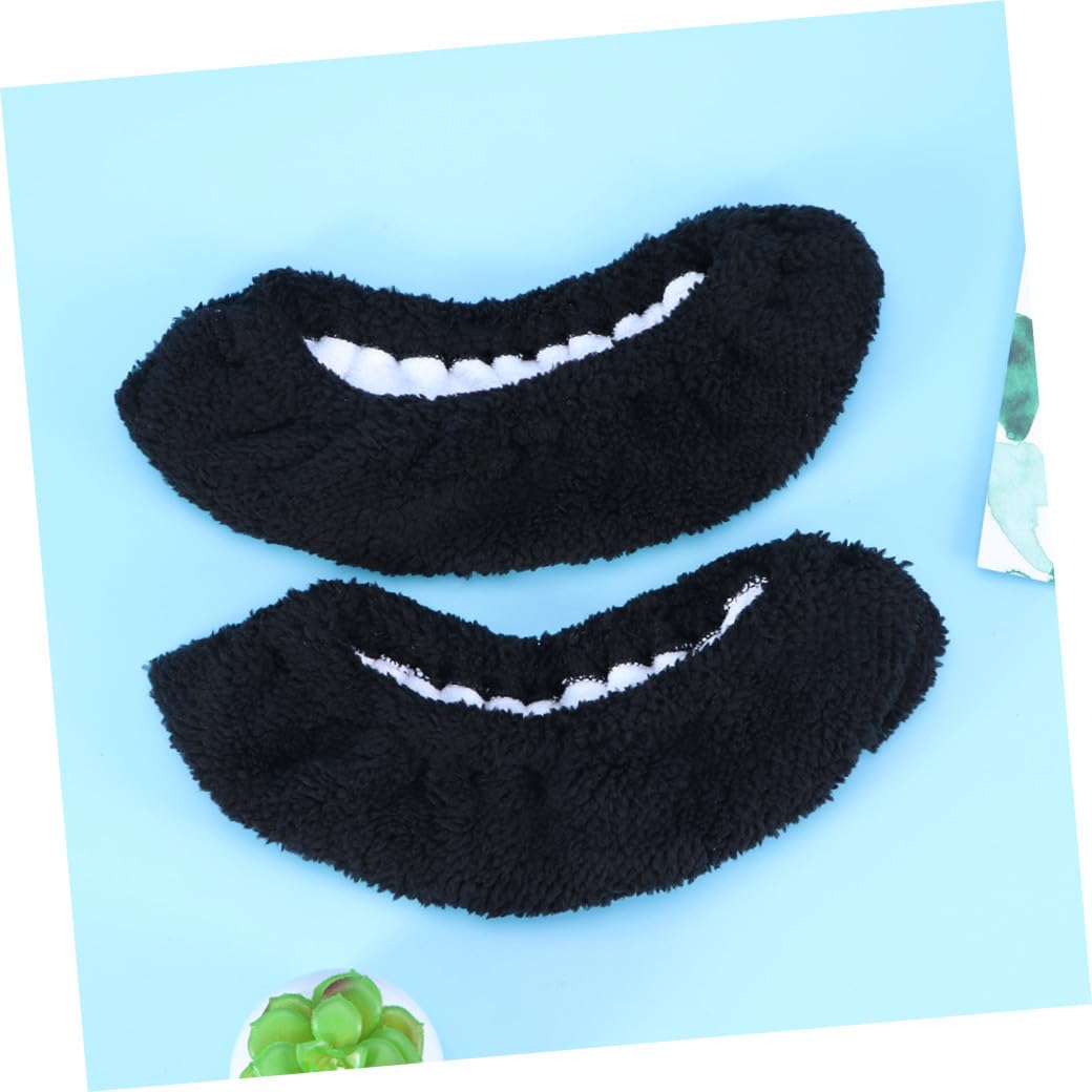 Toddmomy 6paires Peluche pour Patins à Glace Absorption Eau pour Hockey Et Patinage Noir s