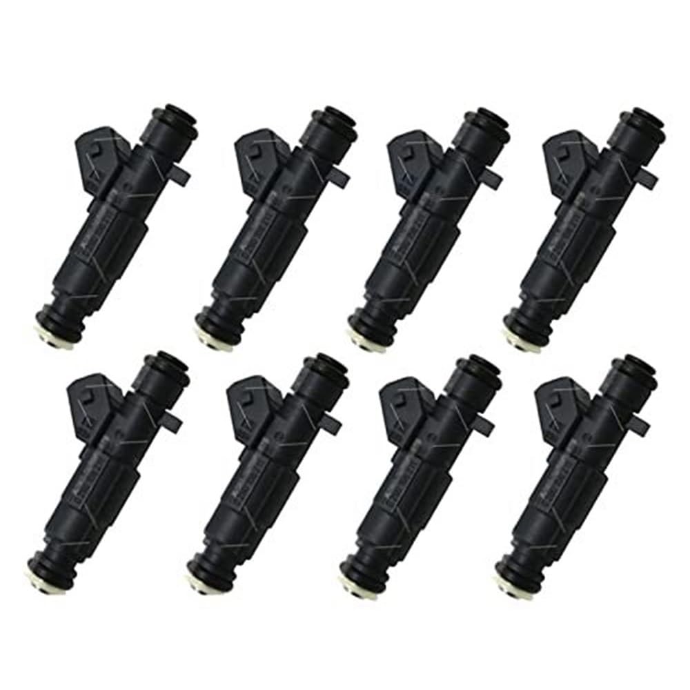 Flbzblkasl One Color Fuel Injection Valve Fuel Injector Nozzle 8Pcs Car Injectors Compatible With Cadillac For Cts For Corvette For Camaro 0280156211