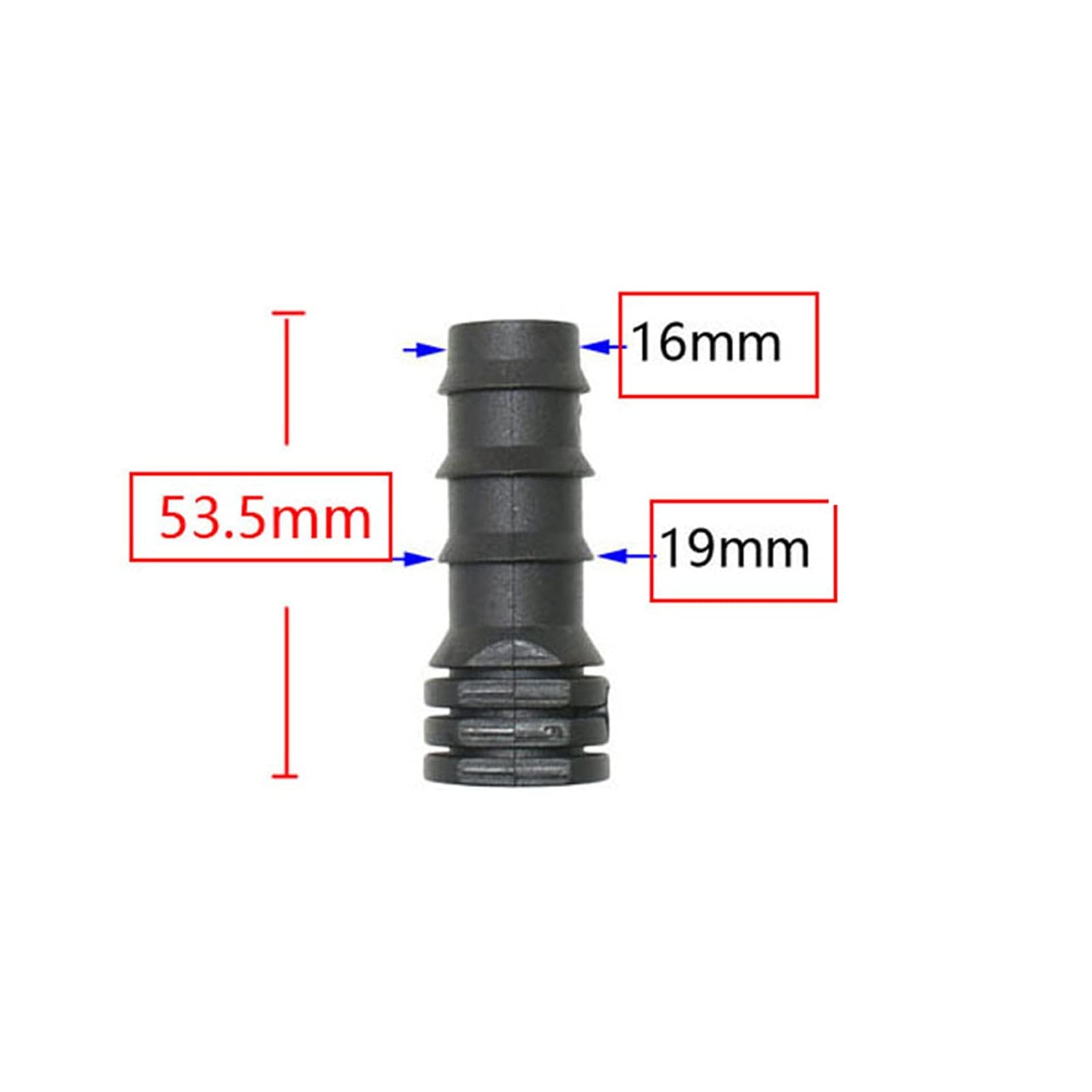 Armatura do nawadniania kropelkowego Złącze do wody natryskowej 50 szt. 16 mm 20 mm 25 mm PE Rura Trójnik Kolanko Naprawa Koniec Korek Łącznik 1/2 3/4" Ogród Nawadnianie Kroplowe