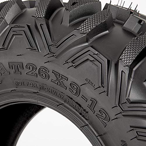 image for VANACC 26x9-12 26x11-12 ATV Tires Complete Set of 4 ATV UTV Tires 26x9