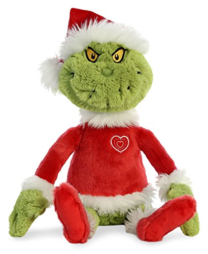 Aurora World 19" Grinch Santa, Green, Red, White #TOP4
