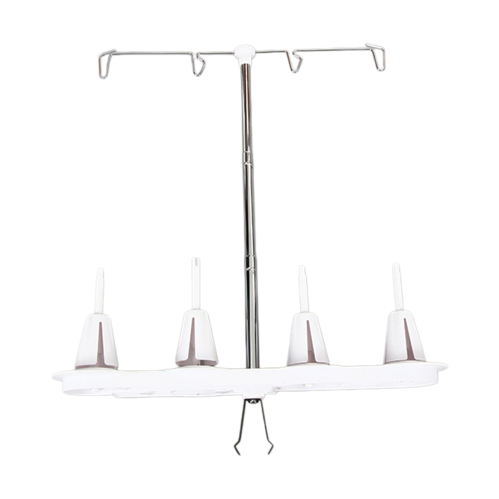 Tsophreniq 4 Spool Thread Holder for Electric Household Sewing Machine Light Weight ABS Thread Organiser Stand for Tailoring Electric Sewing Machine Accessory