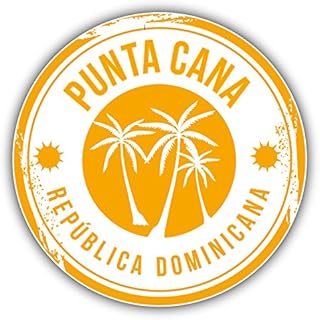 Punta Cana Dominican Republic Grunge Stamp Car Bumper Sticker Decal