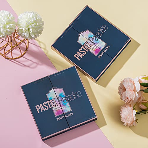 105 Colors Makeup Eyeshadow Palette With Matte Blush Makeup Set, 5 In 1 Pastel Paradise Palette Neon Glitter Rainbow Shimmer Matte Eye Shadow Powder Long Lasting Blendable Make Up Pallet Gift Set #TOP4