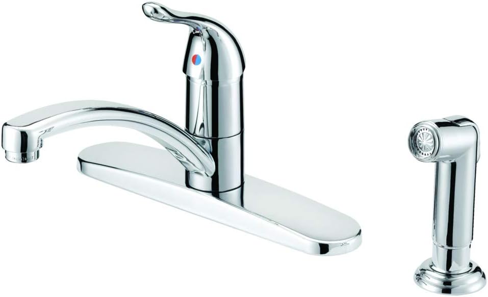 MOEN Adler SingleHandle Low Arc Standard Kitchen Faucet with Side