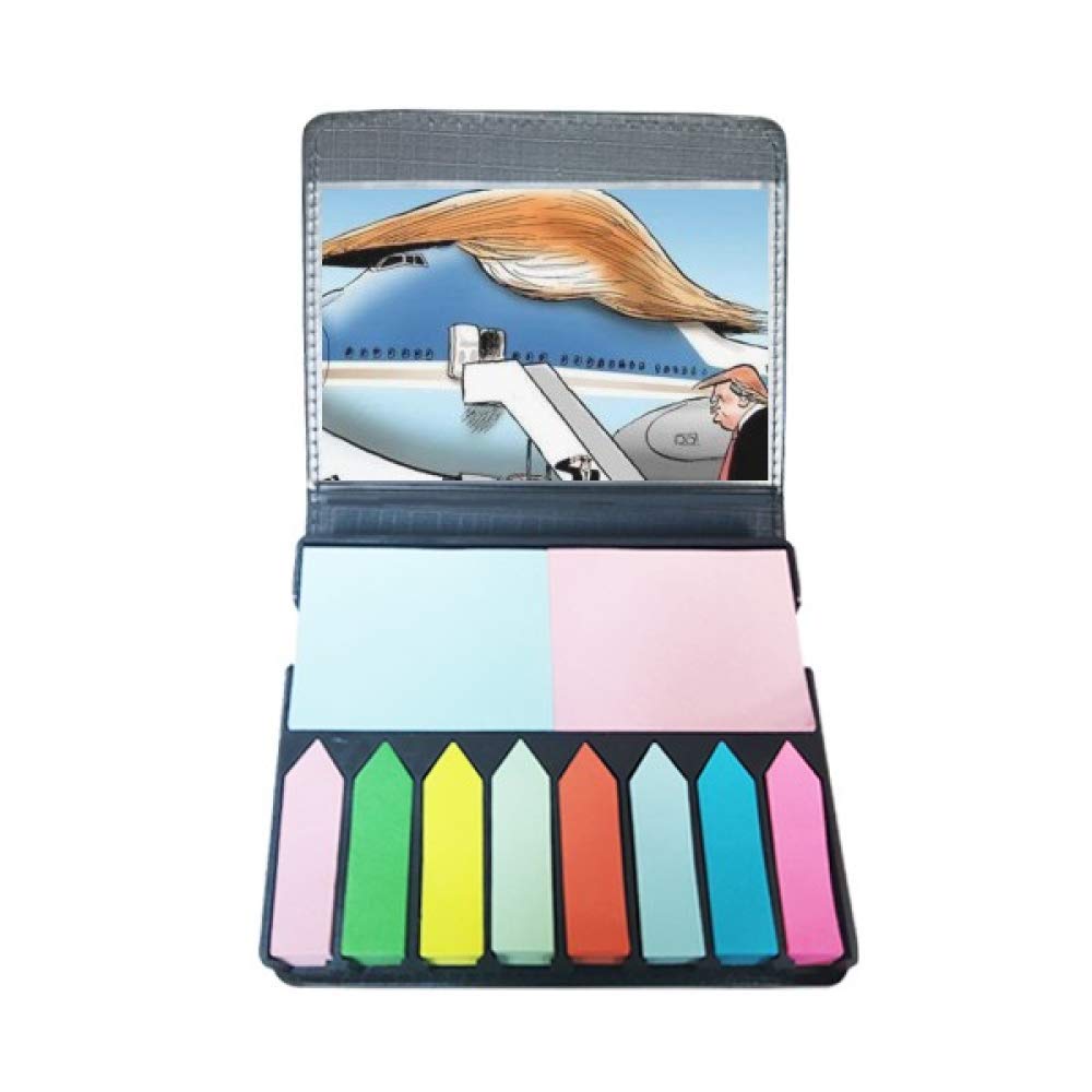 Self stick note Trump image color page marker box pour tri de document