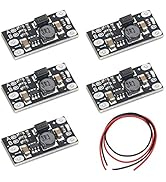 Youmile 5PCS Mini DC-DC Boost Converter Module 3V 3.2V 3.3V 3.7V 5V 9V to 12V Step-Up Voltage Reg...