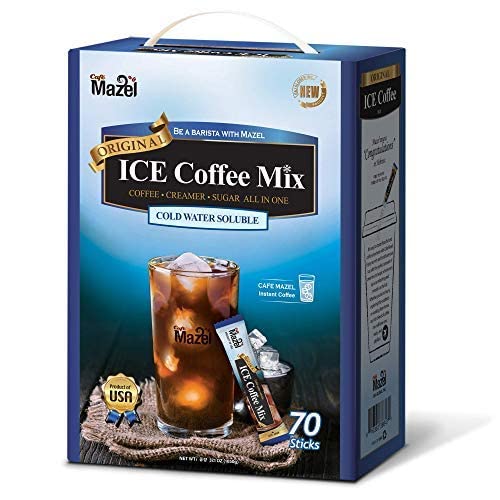 Café Mazel Ice Coffee Mix Original, Instant Ice Coffee