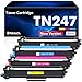 Price comparison product image 4-Pack TN247 TN-243CMYK Toner Value Pack Compatible for Brother TN243CMYK TN-247 for DCP-L3550CDW MFC-l3770CDW MFC-L3750CDW MFC-L3710CW DCP-L3510CDW HL-L3210CW HL-L3230CDW TN243BK TN243C TN243Y TN243M