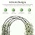 Hitgrand Garden Arch with Gate 83 Inches Tall, Heavy Duty Metal Iron Arbor, Black Archway for Weddings Courtyard Cast Trellis for Roses & Climbing Plants Patio & Garden Decor