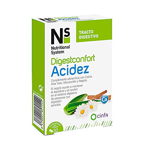 NS Nutritional System Digestconfort Acidez, 30Comprimidos