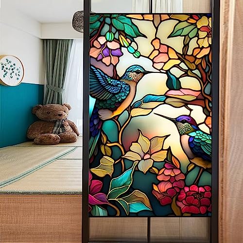 Vinilo decorativo para ventana 17.7" x 39.3" Doofiary miniatura 3