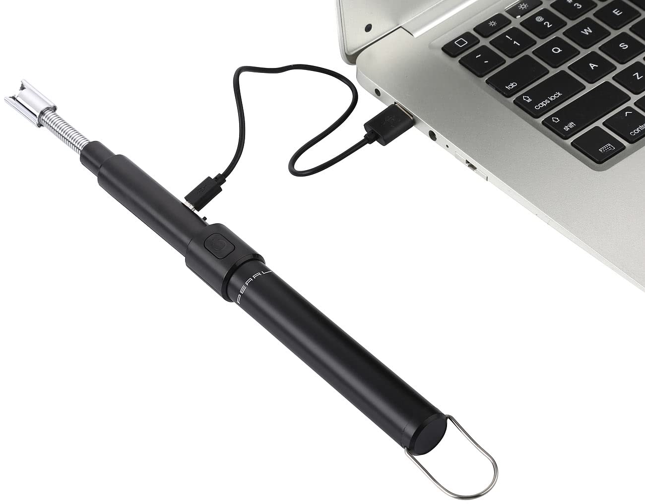 PEARL Lichtbogenfeuerzeug: 2er-Set ausziehbare Teleskop-Akku-Feuerzeuge, USB-Ladefunktion, 80 cm (Feueranzünder, Elektrischer Kerzenanzünder, BBQ)