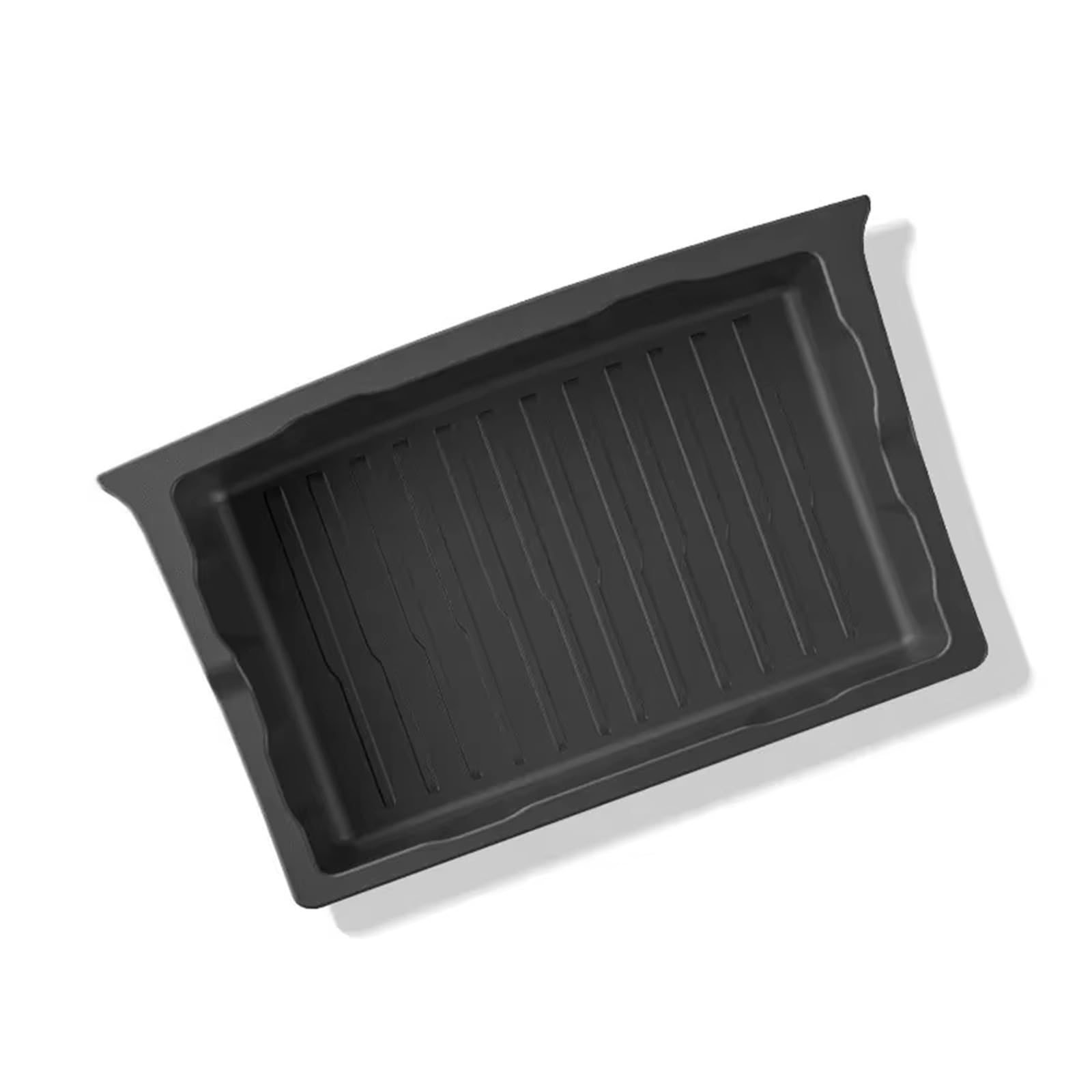HNDZCYSMGS Boot Organiser Compatible With Tesla For Model X 2025 Underseat Storage Box Car Seats Drawer TPE Hidden Storage Box Push Pull Car Interior Accessories