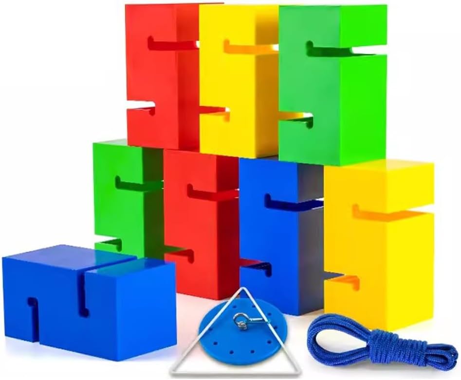 Field Day Team Building Game Set, Kindergarten School Club Outdoor Group Activity Game, Office ice Breaking Game (Size : 8PCS)