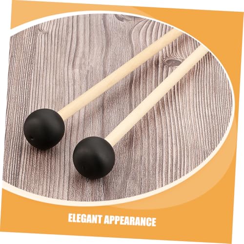 2 baquetas para percusión con mango de madera miniatura 3