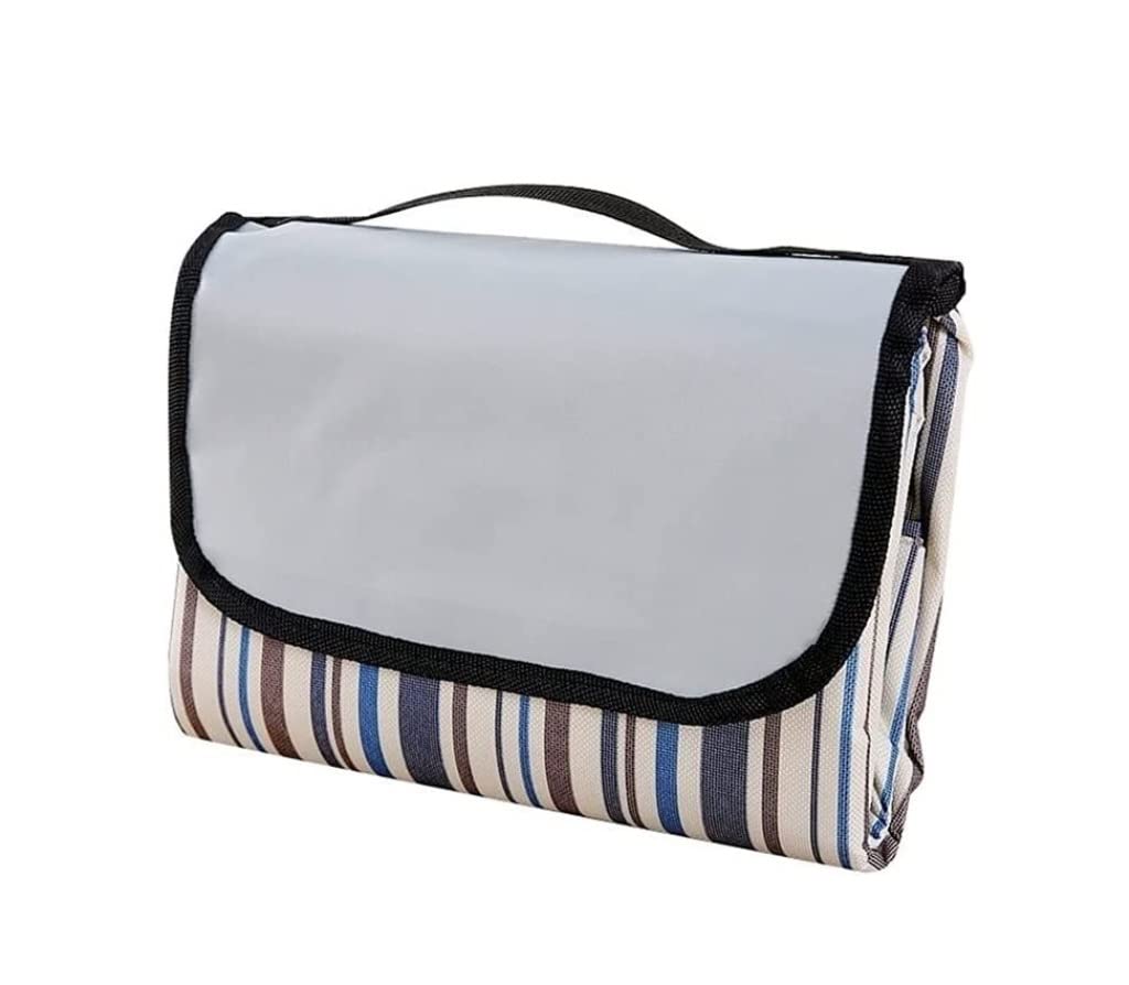 CVdrtyED Picnic Blanket Portable Picnic Blanket Camping Mat with Carry Strap Foldable for Park Hiking Travel Outdoor Mat(C)