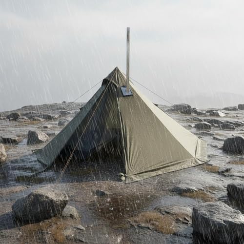 Carpa predolo para camping, 2 personas, impermeable y para clima frío miniatura 4